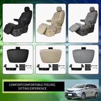 Améliorez et installez des accessoires de voiture Siège en cuir de luxe pour voiture Repose-jambes pliable confortable pour Toyota 2022