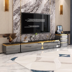 Meuble <span class=keywords><strong>TV</strong></span>, table basse et meubles <span class=keywords><strong>TV</strong></span> de luxe, support <span class=keywords><strong>TV</strong></span> moderne avec tiroir pour le salon, table basse - Product Image 5