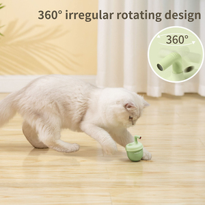Nouveau jouet interactif automatique au laser en plastique écologique, auto-équilibrant, avec rotation automatique à 360°, pour chatons, stimulant la vue et anti-ennui - Product Image 2