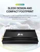 Monoblok 1 kanal amplifikatör D sınıfı araba amplifikatör ses araba Amp alüminyum konut Mono ses amplifikatörü