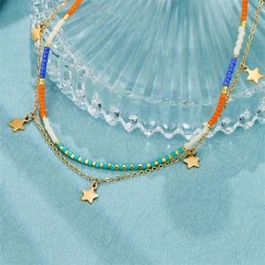 Wholesale <b>rainbow</b> Stone <b>Bracelet</b> Star Dangle Charm <b>Bracelets</b> for Women - Product Image 5