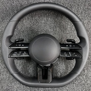 Volant de voiture pour Mercedes Benz a E S C G Class W205 W204 W212 W211 W213 W218 E300 Volant en cuir perforé - Product Image 6