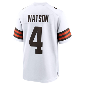 Grosir 2023 Jersey sepak bola kualitas tinggi Garret 4 # desaun Watson #24 Chubb celana pendek jahit lengan pendek sejuk - Product Image 2