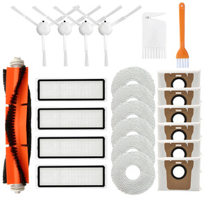 Xiaomi Mijia Omni 2 C102CN/ B101CN/ B116/ X10 +/ X20 +/ Dreame S10 ProメインサイドブラシHepaフィルターモップダストバッグスペアパーツにフィット - Product Image 1