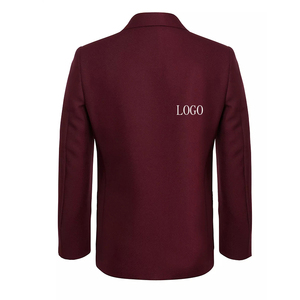 New Arrivals Custom High School Uniform OEM <strong>Black</strong> Color Student Jacket <strong>Maroon</strong> School <strong>Blazer</strong> - Product Image 5