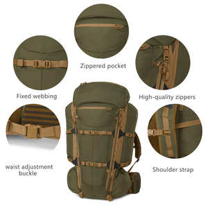Customized Waterproof <b>Hydration</b> Day Pack Hunting <b>Backpack</b> with Suspension Frame Outdoor Adjustable Tactical Rucksack - Product Image 4