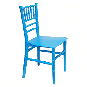 Silla de Plástico Azul para Bebés, Resistente, Ergonómica, para Guardería o Sala de Juegos, Fácil de Limpiar - Product Image 1