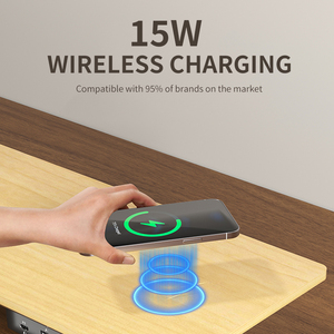 Double-Layer White Solid Wood Computer <strong>Monitor</strong> Riser <strong>Extended</strong> Charging <strong>Desktop</strong> with Esports Storage Shelf Stock Available - Product Image 3