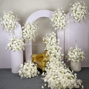 Décorations de mariage, arrangement floral, <span class=keywords><strong>fleurs</strong></span> suspendues, <span class=keywords><strong>fleurs</strong></span> artificielles bleues pour mariage - Product Image 6