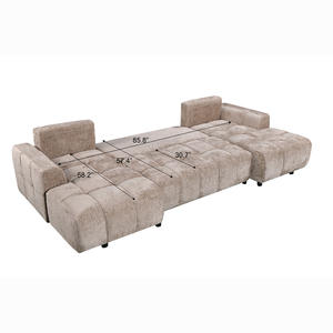 Canapé en U <span class=keywords><strong>de</strong></span> luxe en gros, mobilier sur mesure, canapé-<span class=keywords><strong>lit</strong></span> pour salon et hôtel - Product Image 5