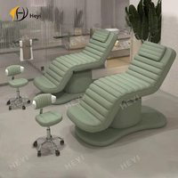 Lit de Beauté Électrique Moderne à 3 Moteurs, Chaise de Soin Cosmétique pour Esthéticienne, Lit de Massage et de Thérapie pour Salon de Beauté, Spa et Cils