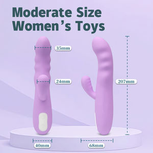 Grosir Pabrik Mainan Seks Mainan Terlaris Wanita Vibrator Kelinci Kustomisasi Tongkat - Product Image 4