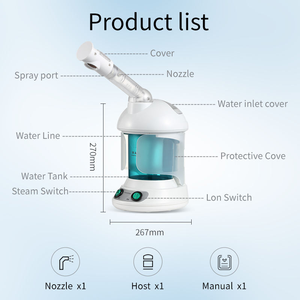XBH Personalizado 360 °   Spray Facial Nano Ion ABS, <span class=keywords><strong>Hidratante</strong></span>, Aromaterapia, Spa para Ojos, Labios y Nariz, con Enchufe US/CN/EU, Ilumina la Piel en Profundidad - Product Image 4