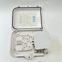 Boîte de distribution de fibre étanche blanche à 8 cœurs Terminal de distribution optique à 24 cœurs SC NP-A-Compatible Equipment pour FTTH