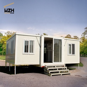 Pre fab modular house prefabricated tiny home cabins with 2 bedroom and bathroom