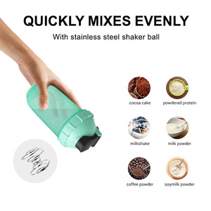 मट्ठा प्रोटीन शेकर फिटनेस प्लास्टिक पीने के लिए प्रत्यक्ष पेय यात्रा जिम पानी की बोतल - Product Image 3