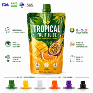 Bolsa Ecológica Transparente de <span class=keywords><strong>100ml</strong></span>, 250ml, 1L para Jabón de Manos, Bolsa con Boquilla Lateral para Líquidos, Doypack con Boquilla para Envasado de Detergente para Ropa - Product Image 1