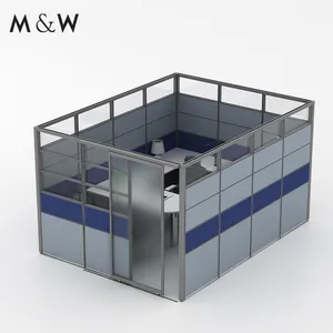 M & W fabricante de fábrica al por mayor moderna estación de trabajo modular Oficina partición cubículo