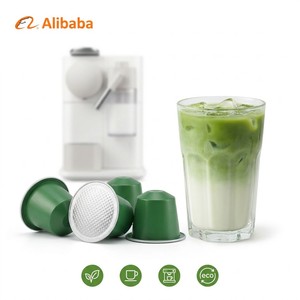 Capsules de Matcha de Grade 7A Elite, Compatibles avec Plusieurs Machines, Vente en Gros, Approvisionnement en Vrac, Fiabilité de la Chaîne d'Approvisionnement, Marque Privée, Logo Personnalisé, OEM - Product Image 1
