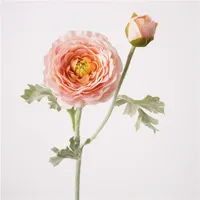 Fleurs artificielles hydratantes au toucher réel de lotus, bouquet de mariée, décoration de mariage, fête des Mères, Nouvel An, décoration florale pour la maison