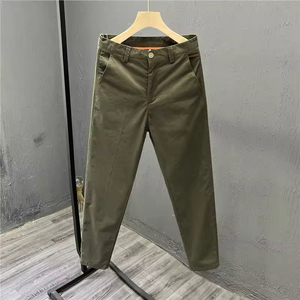 Salopette Vintage in Cotone da Uomo Autunno Inverno, <span class=keywords><strong>Pantaloni</strong></span> Dritti Leggeri Casual Larghi per Esterni, Taglie Grandi, Stile Business - Product Image 5