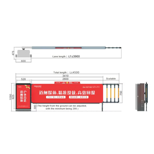 Cancello Automatico per Parcheggi OEM/ODM, Versione Professionale Personalizzabile, Barriera a Battente con Pannello Pubblicitario - Product Image 2