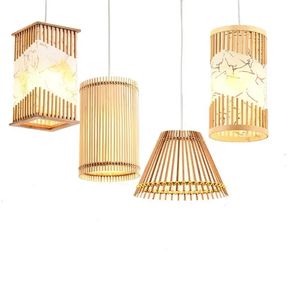 Lampe suspendue minimaliste de style pastoral, lampe tissée, style chinois, restaurant, maison d'hôtes, éclairage de bar, internet - Product Image 5