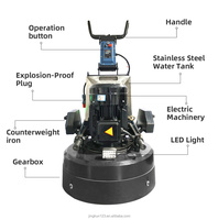 Meuleuse à béton JINGKUN 11KW Modèle 677 Manuelle Monomoteur Haute Efficacité 390kg Garantie 1 An pour Petites Surfaces Époxy