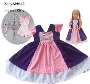 Vestido <span class=keywords><strong>de</strong></span> Princesa Inspirado en Boutique con Mangas con Volantes <span class=keywords><strong>de</strong></span> Algodón <span class=keywords><strong>de</strong></span> Alta Calidad para Niñas <span class=keywords><strong>de</strong></span> Sally&Heidi Hippo, Vestido <span class=keywords><strong>de</strong></span> Cumpleaños para Niñas Pequeñas - Product Image 1
