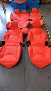 Set Completo di Accessori su Misura per <span class=keywords><strong>Mazda</strong></span> 3 CX5 6 CX4 5 Posti, <span class=keywords><strong>Coprisedili</strong></span> in Vera Pelle Traforata, Copertura per Cuscini Auto - Product Image 4