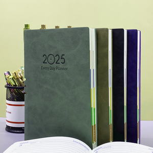 Agenda de Tapa Dura de Cuero PU A5, Cuaderno Planificador con Encuadernación Cosida con Hilo, 100 Hojas, Logotipo Personalizado, Organizador Escolar y de Oficina - Product Image 2