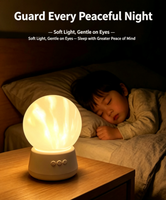 Nouvelle Lampe d'Ambiance 2026 pour Chambre à Coucher : Lampe Boule Magique Projecteur Aurore Boréale et Ciel Étoilé Rotatif, Lampe de Chevet Simple