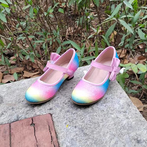 Fermeture éclair latérale TPR semelle dure antidérapante chaussures pour enfant fille <span class=keywords><strong>bottes</strong></span> mode cheville en cuir véritable décontracté léger vache occidentale OEM personnalisé - Product Image 2