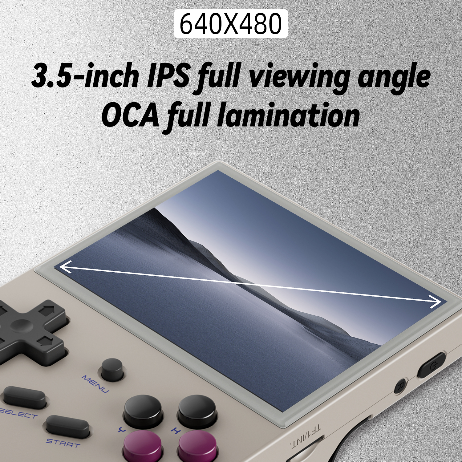 Anbernic 2024 NEW RG35XX  クリアホワイト 64GBSD 2024 Version ANBERNIC RG35XX Game Console 64GB White