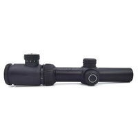 Bravo Compact 1-4x24 SFP LPVO Optique de chasse optique tactique portée de vue pour la chasse avec réticule en verre d'éclairage rouge