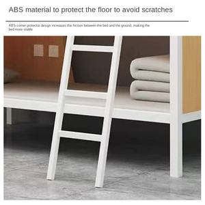 Cama moderna de metal para dormitorio de cuatro personas, diseño de cápsula espacial duradero para artículos escolares para estudiantes, litera para dormitorios de hoteles y apartamentos - Product Image 6
