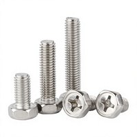 Vis à tête cruciforme et boulons hexagonaux externes en acier inoxydable 304 M3/M4/M5/M6/M8 métriques JQS SZ619