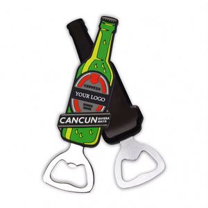 Abridor de Botellas Magnético con Logotipo Personalizado, Impresión UV, Recuerdos de Plástico para Refrigerador, para Bodas y Eventos, Disponible al por Mayor - Product Image 4
