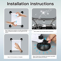 Forte aspiration Mini Starlink Kit de montage de voiture Nouvelle tendance Coupe en métal pour vitres de voiture avec câble en nylon 0.2M et veste tressée