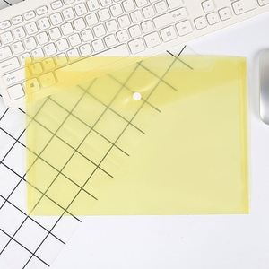 Xj845 Pp <b>Plastic</b> A4 Size Paper Cover Folder Zipper Bags <b>Letter</b> Style File Document Bag - Product Image 4