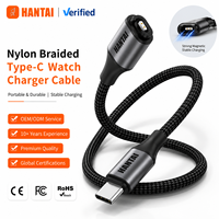 Chargeur HANTAI Type C pour montre Garmin, câble tressé de 1,5 m compatible avec Fenix 7 6 5 Forerunner 245 945 Instinct