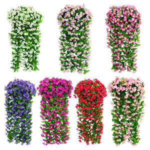Fiori Artificiali di Ipomea da Appendere, Fiori di Seta Simulati di Lunga Durata 3-5 Anni per Interni ed Esterni, Regalo per la Festa del Papà - Product Image 1