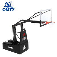 Panier de basket portable homologué FIBA 3x3 pour l'extérieur, prix usine, pour l'entraînement au basketball avec anneau à double ressort