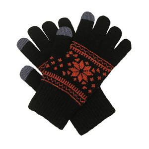 Adulte Acrylique Neige Jacquard Écran <span class=keywords><strong>Tactile</strong></span> Magique Gants En Gros Gants Peut Jouer Au Téléphone - Product Image 6