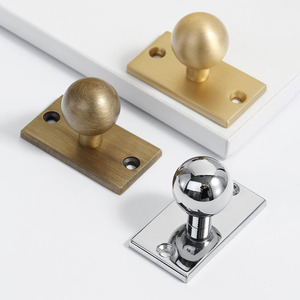 BECORA Minimalist Chrome <strong>Silver</strong> Cabinet <strong>Door</strong> Handles <strong>Knobs</strong> Luxury Brass Shinny Gold Drawer <strong>Knob</strong> for Wardrobe &amp; Closet - Product Image 1