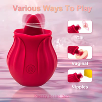 2026 Neues Modell Xiangjianhuan Saug-Vibrations-Ei 2-in-1 Rose Zungen-Leck-Vibrator für Frauen Erwachsenen-Masturbator
