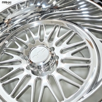 Jantes forgées FANXI sur mesure 4x4 tout-terrain 22x12 24x12 8x170 6x135 pour Ford F150 F250 F350, jantes forgées polies 24x14 26x16
