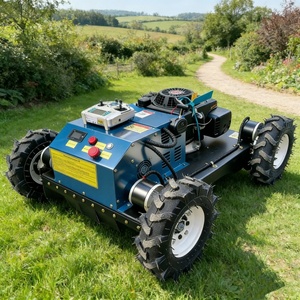 Agricultural Remote Controlled Robotic <strong>Lawnmower</strong> All Terrain Adaptable High Powered Mini Wheeled Self Propelled <strong>Lawnmower</strong> - Product Image 6