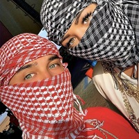 Shimagh Shemagh Kaffiyeh palestinien, foulard arabe tactique du désert, foulard carré multifonctionnel pour homme et femme