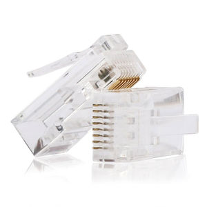 Câble UTP/FTP Cat6 Cat5 Cat5e Connecteur RJ11 RJ45 Mâle Plaqué Or 3U 10U 30U Passage de câble Cat5e Cat6 UTP Prise 3 P PC CN GUA - Product Image 3